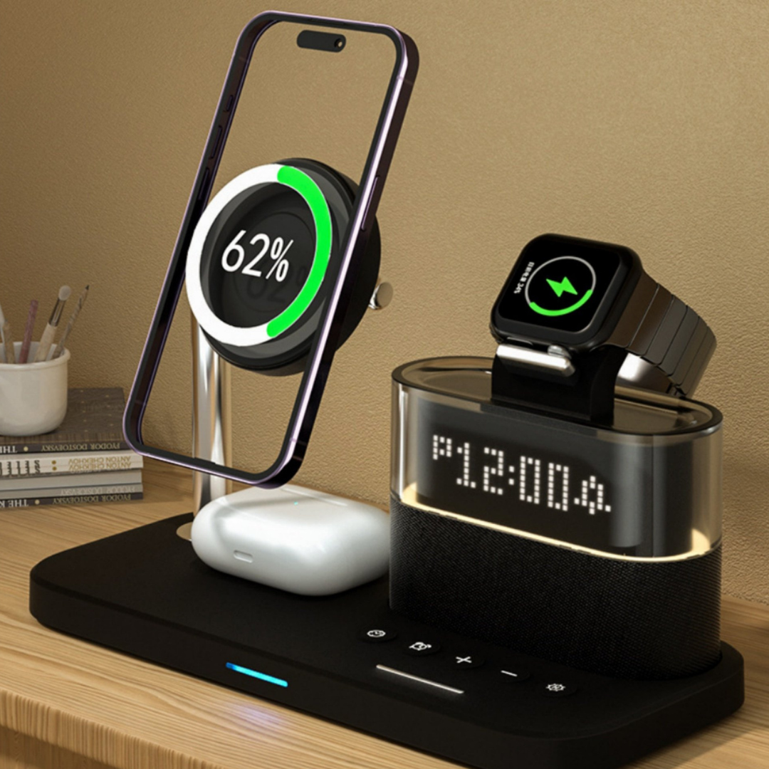 5-in-1 Magnetic Wireless Charging Station
