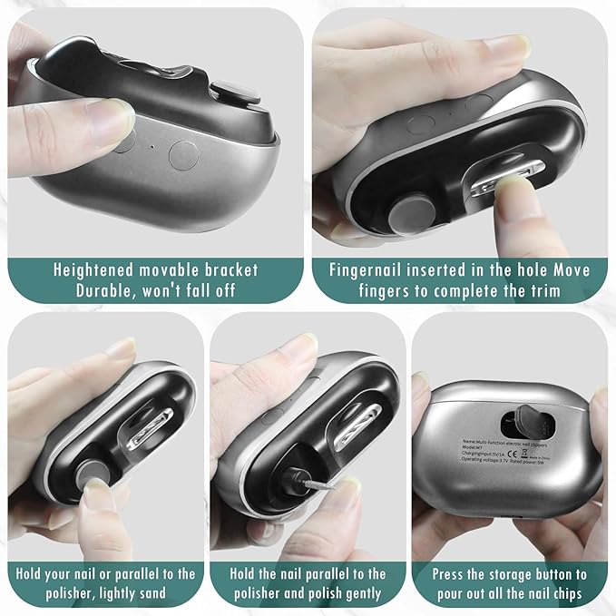 Multi-Functional Electric Nail Clipper Souq Al Riyad